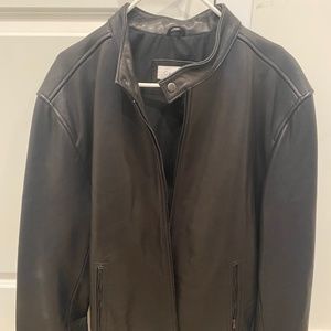 Men’s Leather Jacket - Calvin Klein